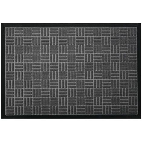 1 Tapis de Cuisine Moderne Coureur Bordé Absorbant Antidérapant Lavable Gris - 45x75 cm (1/4)