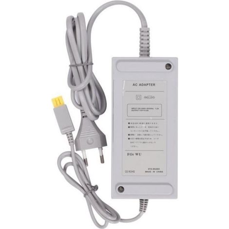 Adaptateur Secteur - 100-240 V AC vers 15 V DC 5 A - Pour Console Wii U - Prise UE - 1 Pièce (1/2)