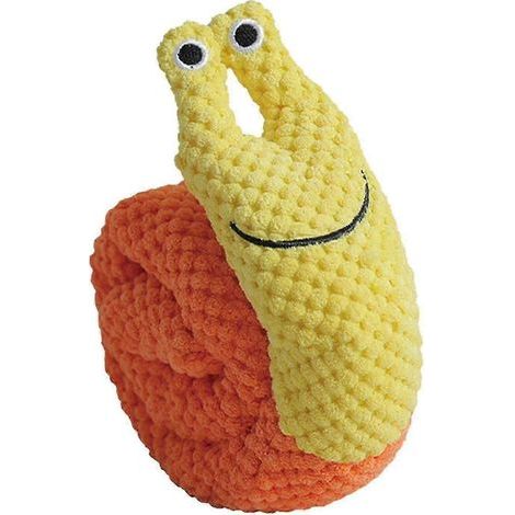 Jouet à renifler pour chien, portable et léger, avec couineur, idéal pour les chiots (cadeau, accessoires pour animaux de compagnie, jaune et orange).
