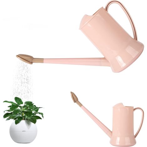 Arrosoir de 2 litres à Long Bec en Plastique arroseur détachable Plante arrosoir Vaporisateur d'eau léger Bouteille d'arrosage pour intérieur extérieur Jardin Maison Fleur bonsaï Plante(Rose Clair) (1/5)