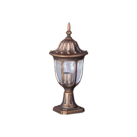 Lampada da esterno a stelo Kaja Vasco nero/oro 40cm IP44