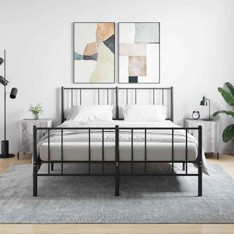 Nachttische 2 Stk. Grau Sonoma 40x40x50 cm Holzwerkstoff
