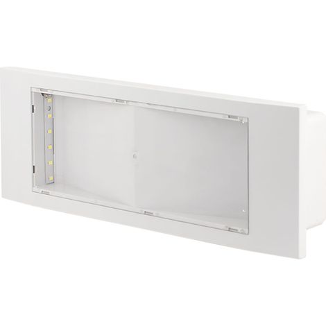 LAMPADA EMERGENZA DA PARETE 'SE' '300 SE' 2W / led - cm.29,3 x 10,2 x 5,5 - 130 lumen  - NOVAITALIA