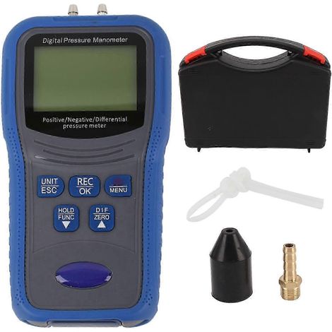 Manomètre numérique à écran LCD, haute précision, sensibilité et mesure rapide de la pression des gaz (1/5)