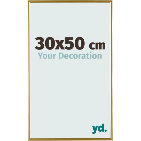 yd. - Cadre photo 30x50 - Or - Plastique - Evry
