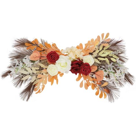 Arche de décoration de mariage fleurie, panneau d'eau de bienvenue, guirlande de fleurs artificielles (1/5)