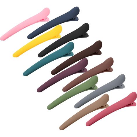 Pinces à cheveux Ctmw pour coiffeurs, lot de 12 pinces à cheveux pour coiffeurs (1/3)