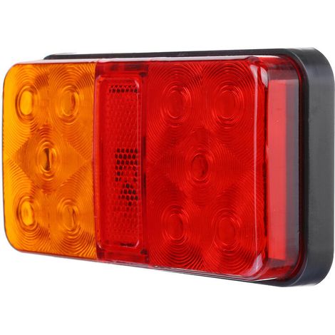 2X 10 LED indicateur d'arrêt arrière feux arrière remorque camion camion caravane van 12-80V 12V 10LED (1/5)
