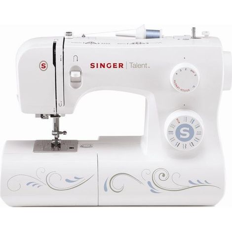 Singer Talent Sewing Machine 3323, Bianco, 45,7 x 22,2 x 35,6