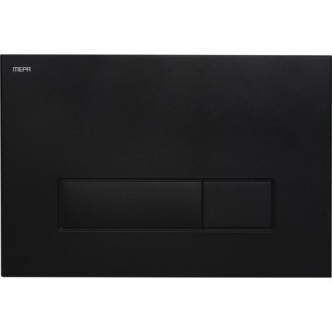 MEPA placca di comando WC MEPA Orbit 2-M plastica nero opaco, 421866