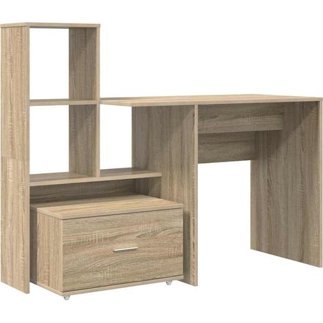 Maison Exclusive - Schreibtisch Sonoma-Eiche 131,5 x 50 x 106,5 c
