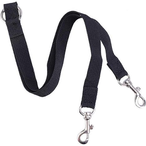 Laisse double réglable pour deux chiens, laisse de promenade, laisse d'éducation canine, corde de remorquage pour animaux de compagnie (1/5)
