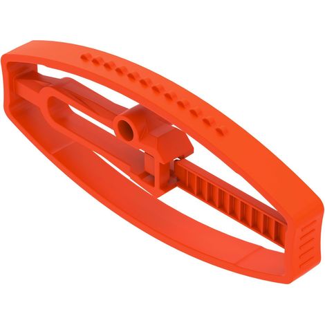 OBO Bettermann Mauernut-Klemmschelle Polypropylen orange, 100 Stück, 2148881