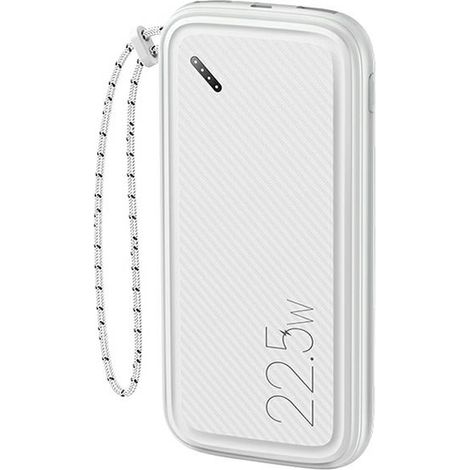 Batería externa USAMS PB56 10000mAh 22.5W2xQC3.0+PD Carga rápida blanca 10KCD15102 (US-CD151)