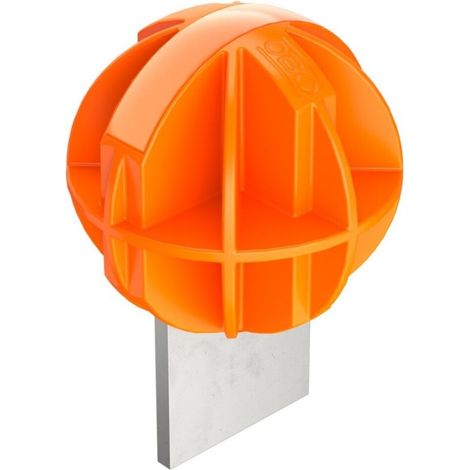 OBO Bettermann Schutzkappe reflektierend für Rund- und Flachleiter 50mm Polyethylen pastellorange RAL 2003, 25 Stück, 5018014 (1/3)