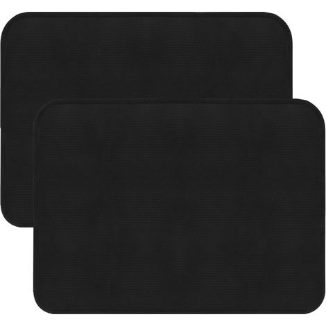 Confezione da 2 coperte ignifughe per saldatura - Materiale resistente al calore fino a 1000 °C sotto la griglia per barbecue all'aperto - Tappetino per camino interno spesso a 3 strati per macchina d