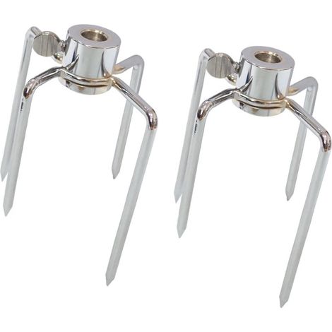 pièces gril rotatif Barbecue gril fourchette accessoires de qualité alimentaire gril fourchette 304 acier inoxydable Barbecue fourchette