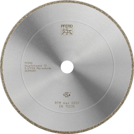 PFERD TOOLS Diamant-Trennscheibe D1A1R 230x3,8x22,23 mm D852 (sehr grob) für Grau-/Sphäroguss (1/4)