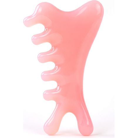 Peine de masaje multifunción rosa pequeño masaje (1/5)