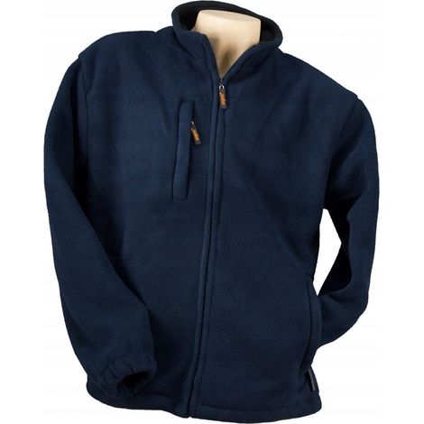 Dringend dickes Fleece-Sweatshirt 470 g, marineblau, Größe M (1/3)