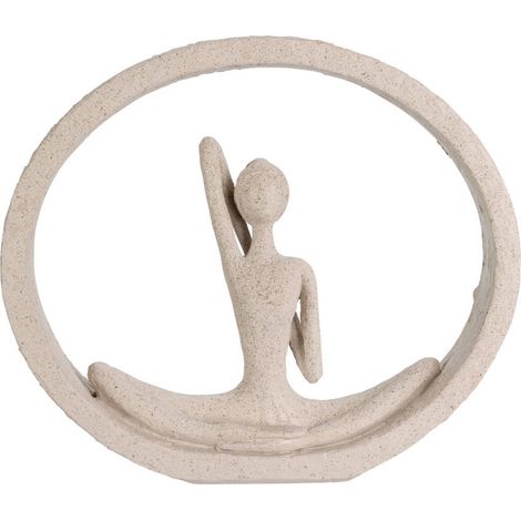 Yoga-Figur, H. 19,5 cm