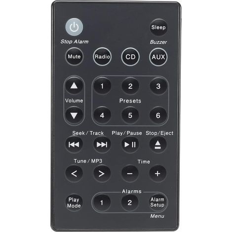 Télécommande universelle pour système Bose Sound Touch Wave Music (générations 1 à 4) - Noir (1/5)
