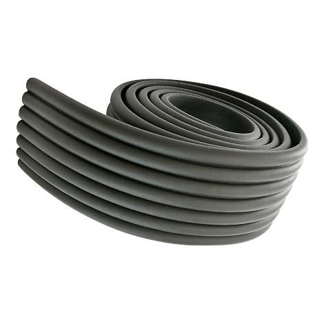 Rouleau en Mousse, 200cm x 80mm x 8mm, Mousse Antichoc Sécurité pour Bébé/Enfants Kits. Anti-Crash Protection, Souple et Flexible, Noir, TKD7002 (1/3)