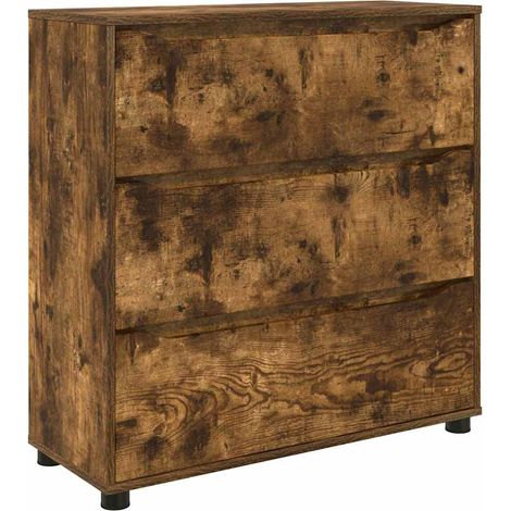 Meubles de Rangement,Armoire de rangement Chêne fumé 80 x 31 x 81 cm CFW599063 (1/5)