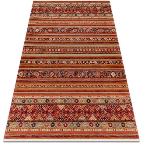 Teppich Wolle KESHAN Franse, orientalisch 7685/53578 terrakotta orange 80x145 cm