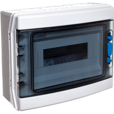 Cuadro de distribución modular 1x12 para montaje en superficie IP65 IKA-1/12-ST 174197