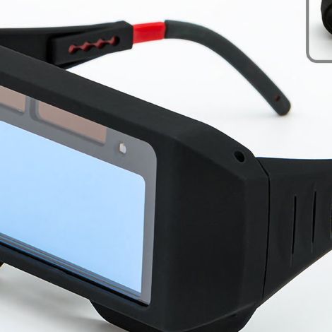 Lunettes de soudage automatique à luminosité variable, masque de protection oculaire pour soudeur, anti-éblouissement intense, style classique, avec bande élastique offerte - Édition Asie du Sud-Est (1/5)
