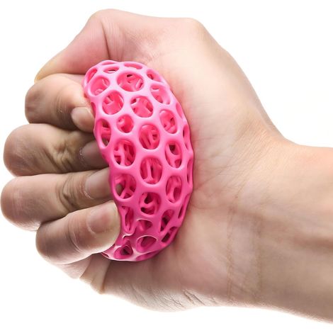 Stressball für Erwachsene mit Seil – 3D-gedruckter Stressball zur Linderung von Angstzuständen, Verbesserung der Konzentration und Unterstützung der Handfunktion – Tragbares Fidget-Tool für Büro oder (1/5)