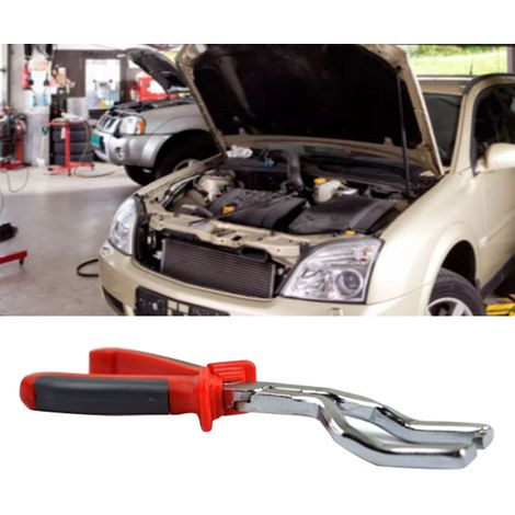 Pinces à déconnexion de carburant en acier, poignée ergonomique antidérapante, outil de retrait pour raccords rapides de filtre à gaz automobile, manches rouge et noir