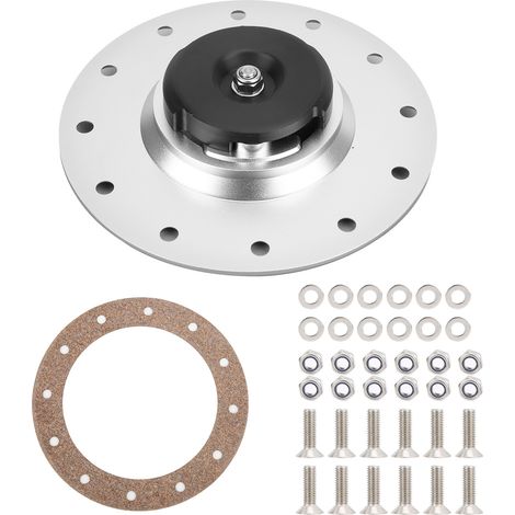 Bouchon de réservoir d'essence universel 77mm, couvercle de remplissage à montage affleurant, 12 boulons, pour cellule de carburant auto (1/5)