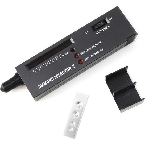 Testeur de diamant portable haute précision à conductivité thermique, indicateur lumineux, stylo de joaillier.