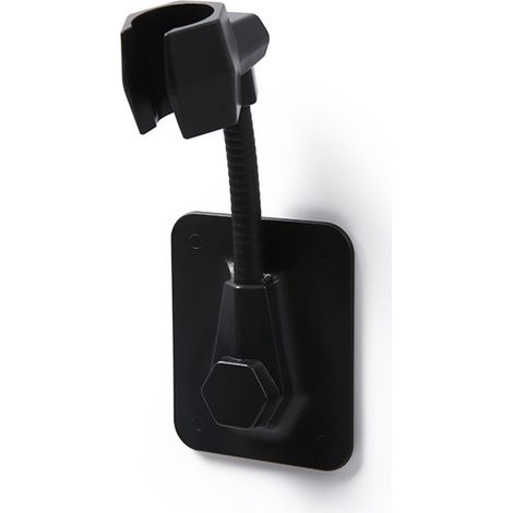 1 Support de douchette, fixation sans perçage, tube métal plastique, angle réglable, pour salle de bain (1/4)