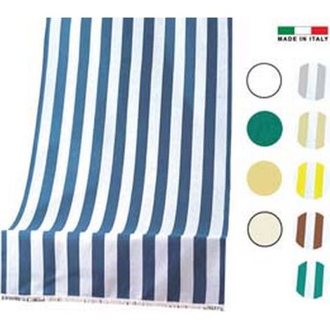 1PZ TENDA DA SOLE "RIO" CON TUNNEL CM.140 - cm.300h. - bianco/marrone