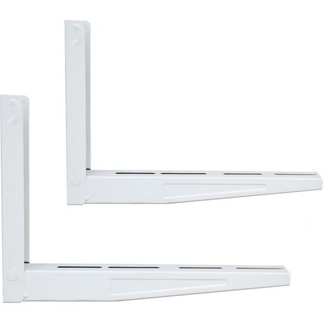 Coppia supporti ad "L" 500x750 mm - 1 coppia - in lamiera zincata - dim. 500x750 mm (HxP) 00000011213 (1/3)