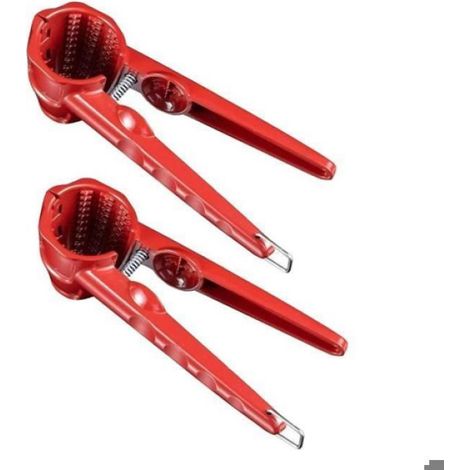 Éplucheur de Graines de Tournesol - Décortiqueur en Alliage d'Aluminium - Outil Multifonction pour Noix Châtaignes et Melons - 2 Pièces (1/5)
