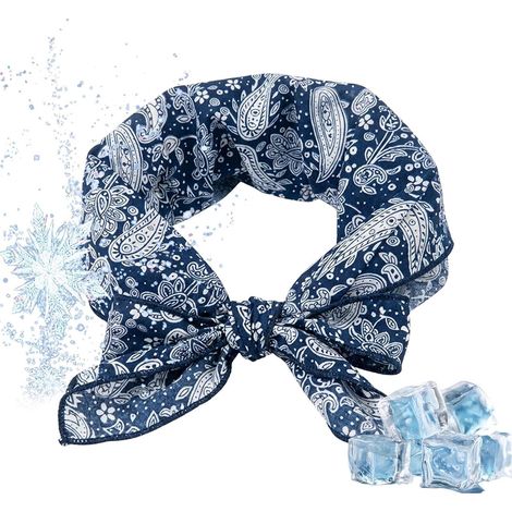 Tour De Cou Rafraîchissant Bandana Anti-Chaleur Doux Mode Longue Durée Tour De Cou Rafraîchissant Pour Temps Chaud Sports Extérieurs Gym Randonnée Cyclisme Équitation Pêche Plage Pis (1/5)