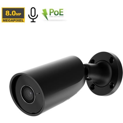 Ajax Telacamera IP bullet 8Mp PoE Nero 4K BulletCam - 79027 (4mm) D