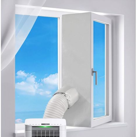 Joint de Fenêtre pour Climatiseurs Mobile, Calfeutrage pour Fenêtres pour Climatiseur Mobile, Kit Calfeutrage Climatiseur, 300CM ,Blanc (1/5)