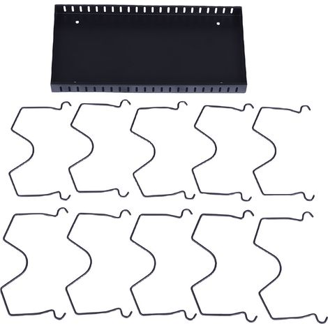 2 Pcs Organisateur Pots Poêles Sous Armoire Acier Carbone Profond Extensible – Couvercle Pot Cuisine, Noir (1/4)