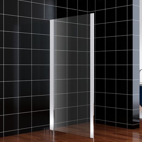 SONNI Duschwand 90x195cm Seitenwand Glaswand Duschabtrennung für Duschkabine (1/3)