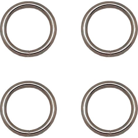 Anello saldato ap14, 5 x 40 mm, zincato, blister da 4 (1/2)