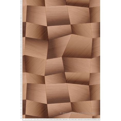 Papier peint Géométrique Marron Metropolitan Stories 5 Vibes & Styles A.S. Création (1/5)