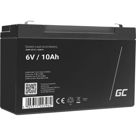 Batería para SAI Green Cell AGM16 10 Ah 6 V (1/5)