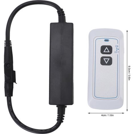 Ortviai Télécommande sans fil pour vérin linéaire 433,92 MHz, commande avant/arrière, câblage universel pour moteur, 29 V (1/4)