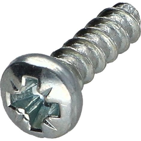 Vis Euro Tête cylindrique bombée TCB Pozi 6X20 Diamètre de tête: 10.5 Acier zingué à-1 pièce (1/2)