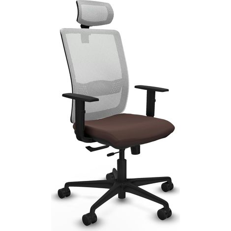 Sedia ergonomica piqueras y crespo modello marrone scuro schiuma (1/2)